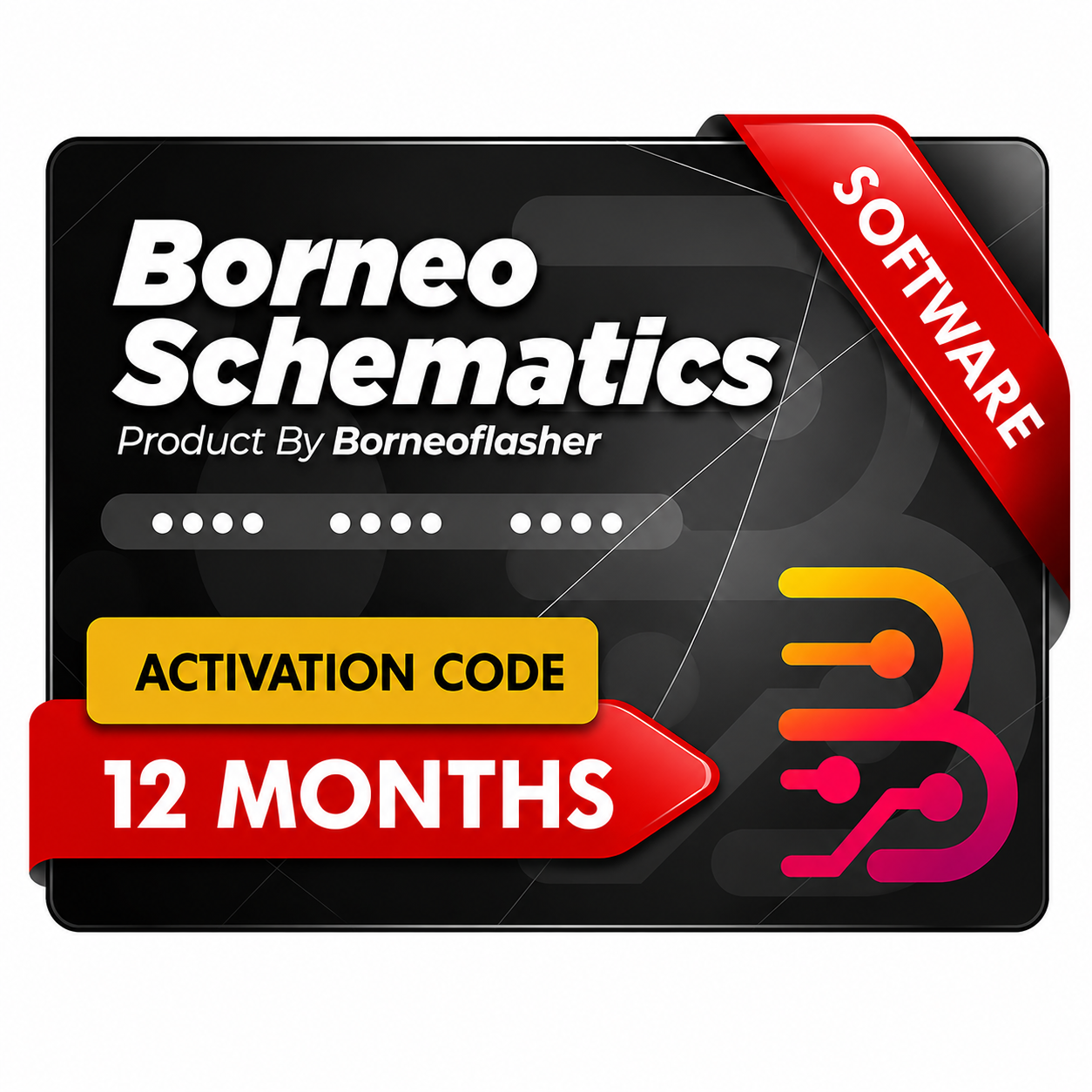 Borneo Schematics 12 Months 1 User Activation