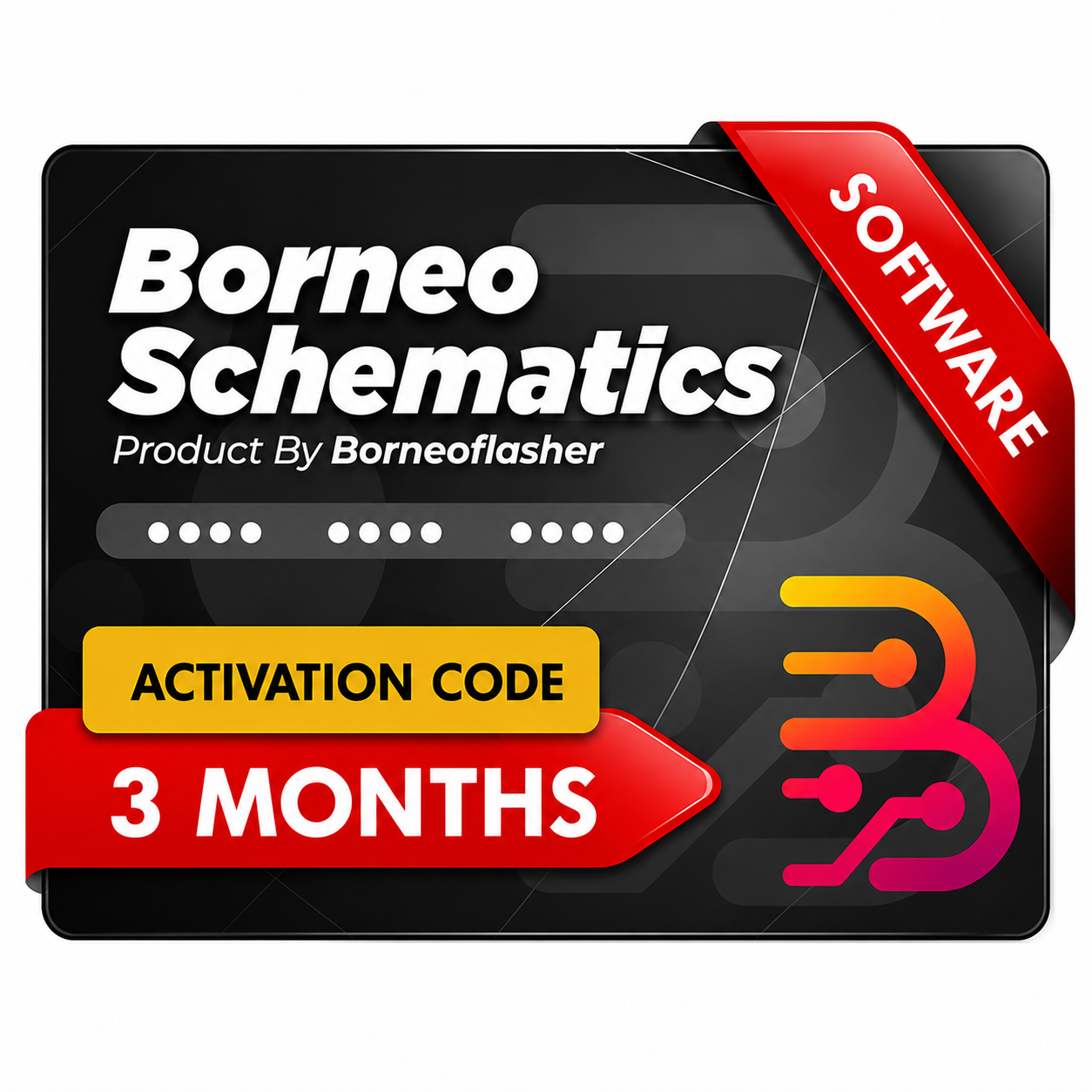 Borneo Schematic 3 Months License 1 User
